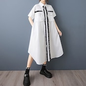 フリル シャツワンピース 30207