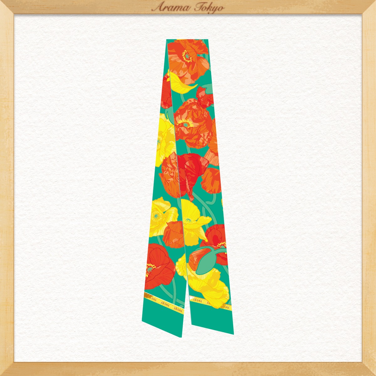 ポピーのリボンスカーフ | ARAMA TOKYO