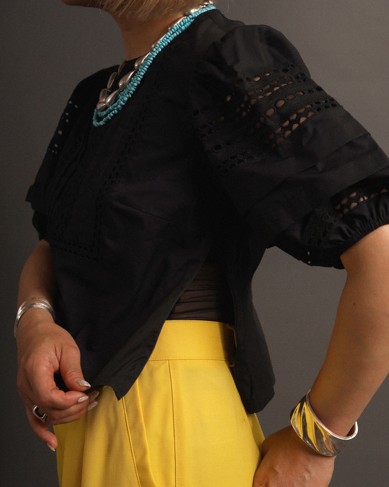 Red Valentino / Cutwork  Blouse