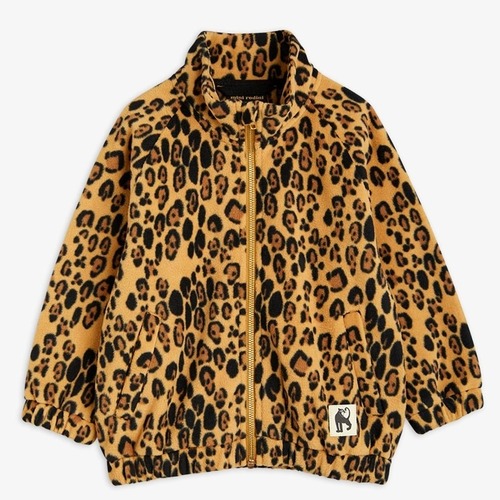 【mini rodini】【10000060】LEOPARD FLEECE JACKET