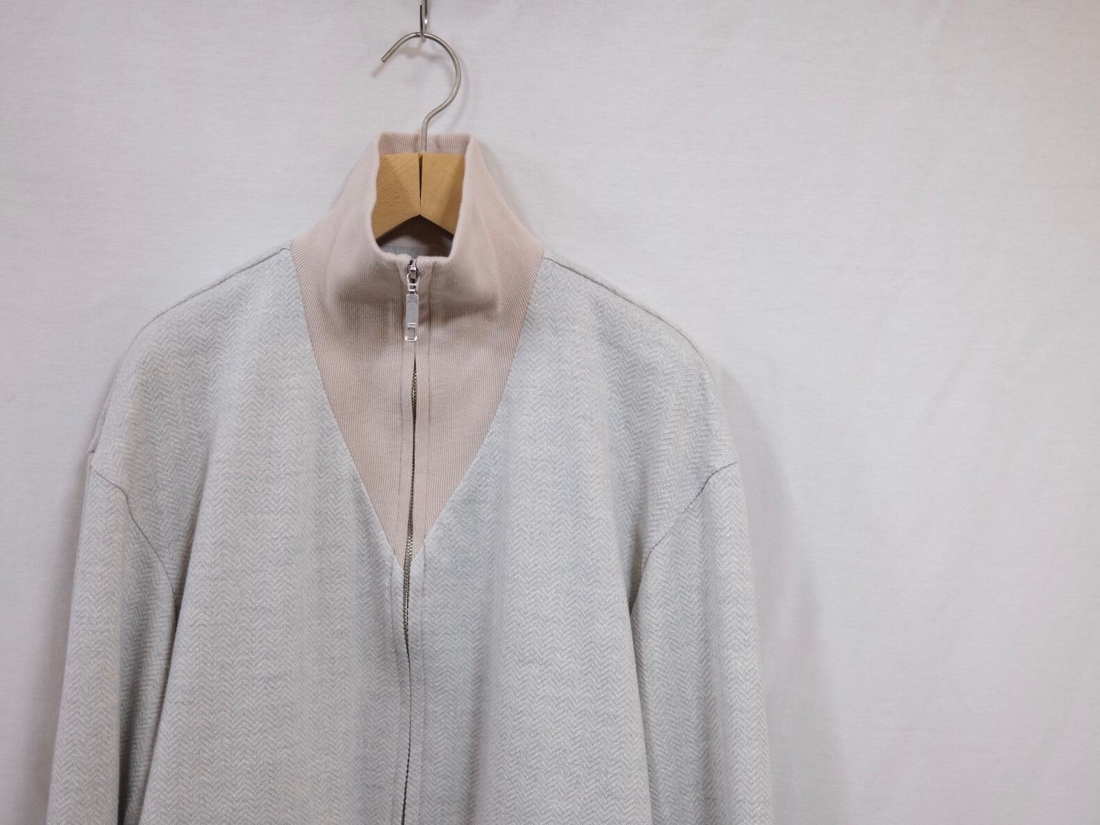 HOMELESS TAILOR”Zip JERSEY Gray/Pink” | Lapel online store