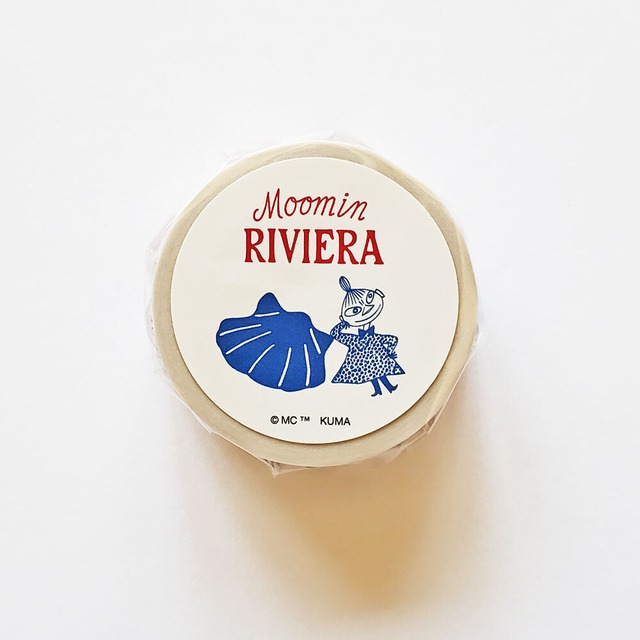ムーミン　マスキングテープ　RIVIERA2(レッド)