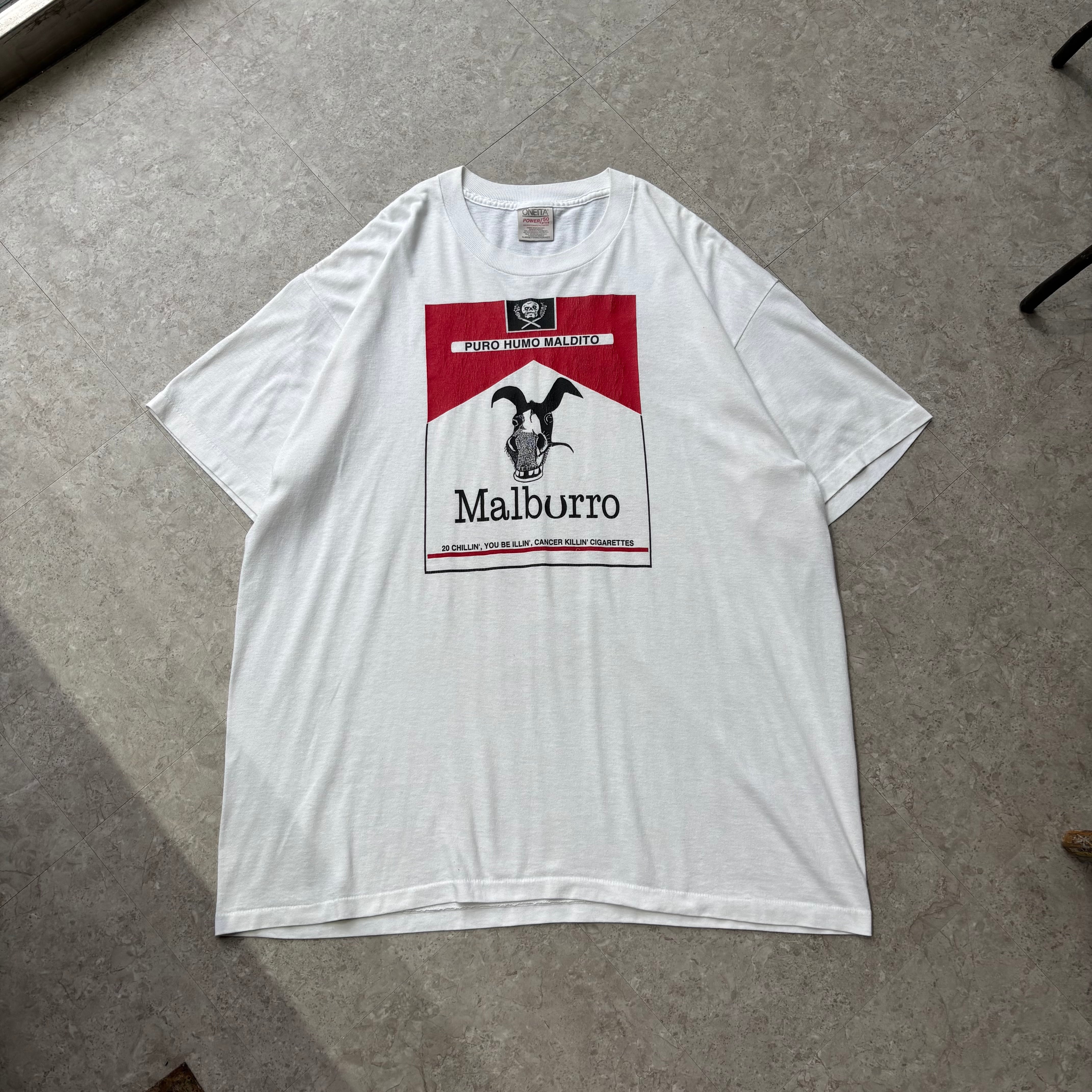 90s Marlboro parody "Marlbut"T-shirt【仙台店】