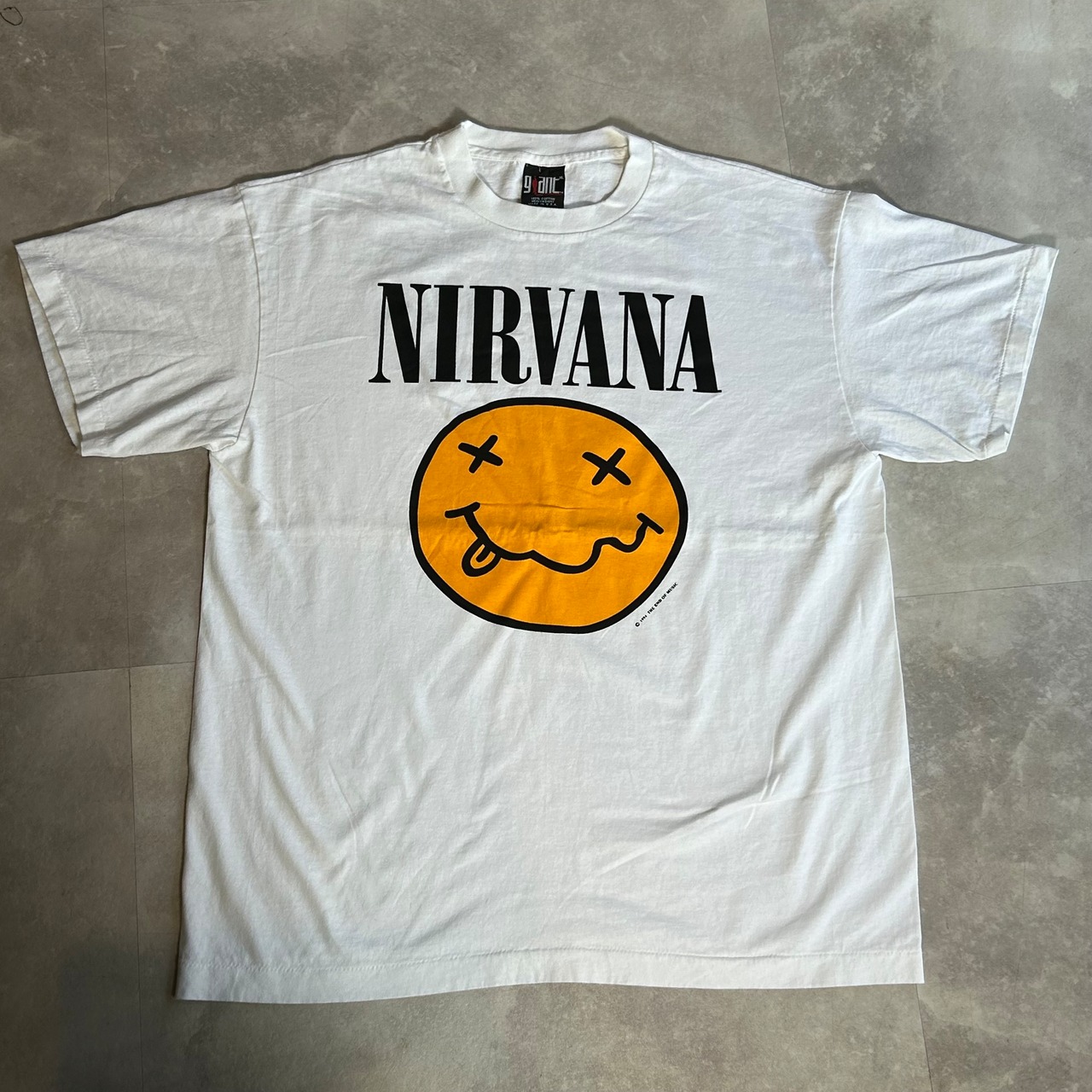 Vintage NIRVANA SMILE TEE