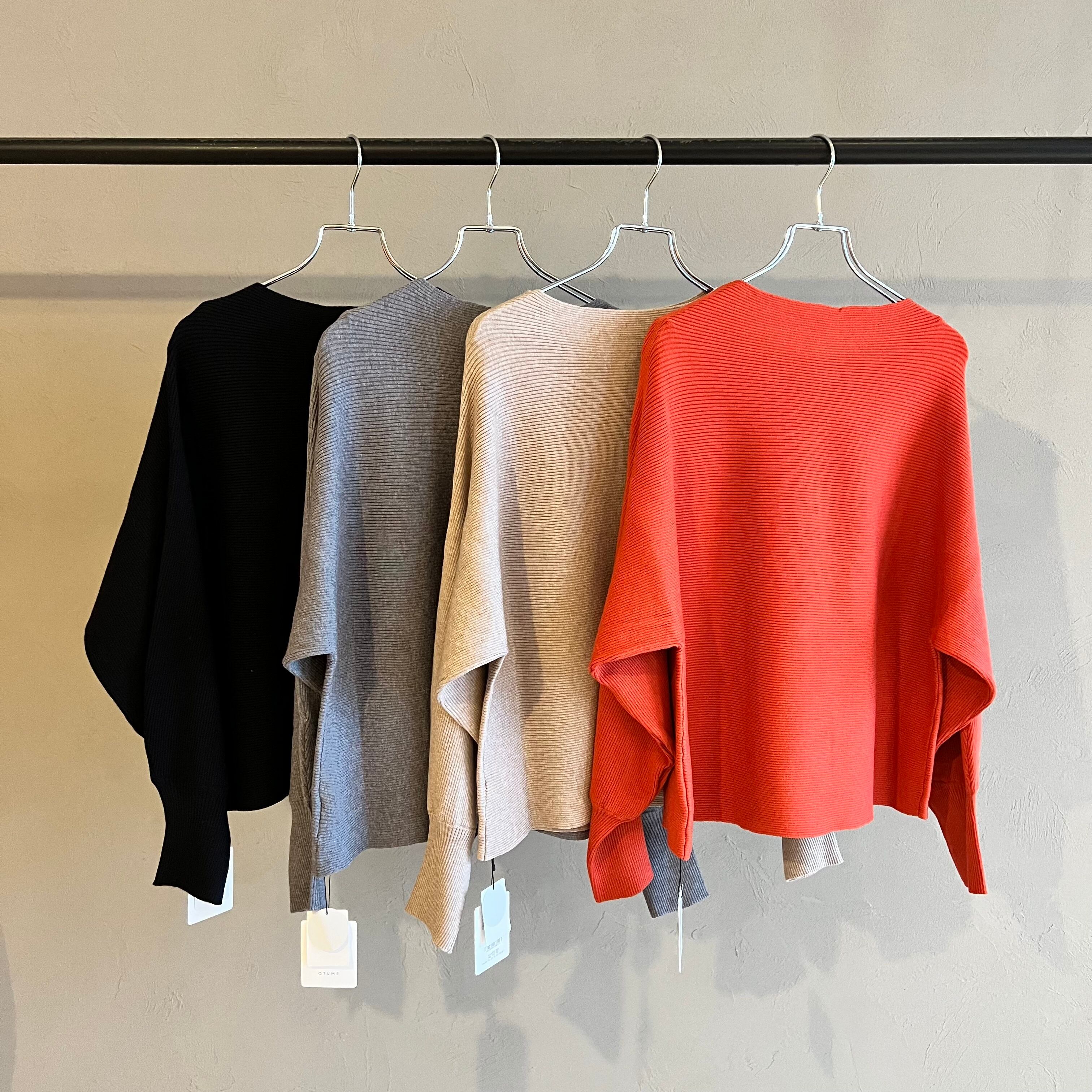 QTUME】ハイゲージドルマンニット | valance 福井｜レディース