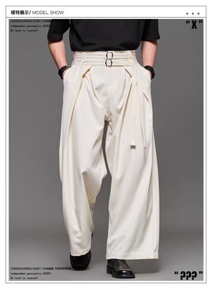 RFDRFD 26SS ワイドレッグ クロップドスラックス