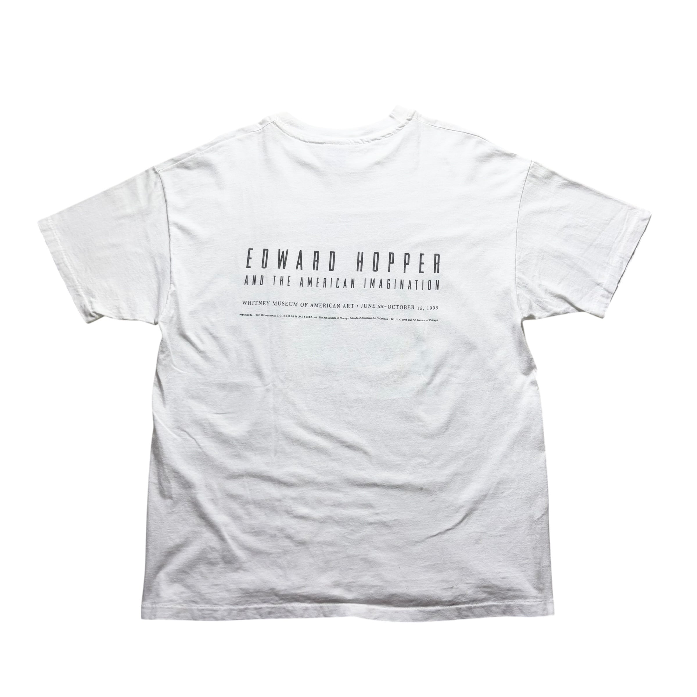 vintage 1995's EDWARD HOPPER art tee “Nighthawks” | NOIR ONLINE