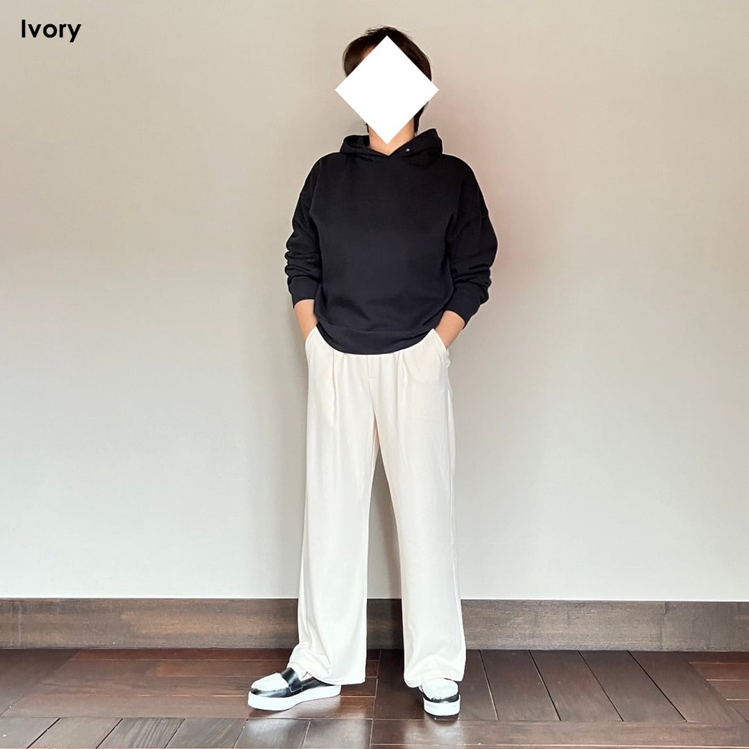 裏起毛ワイドパンツCLOCHE