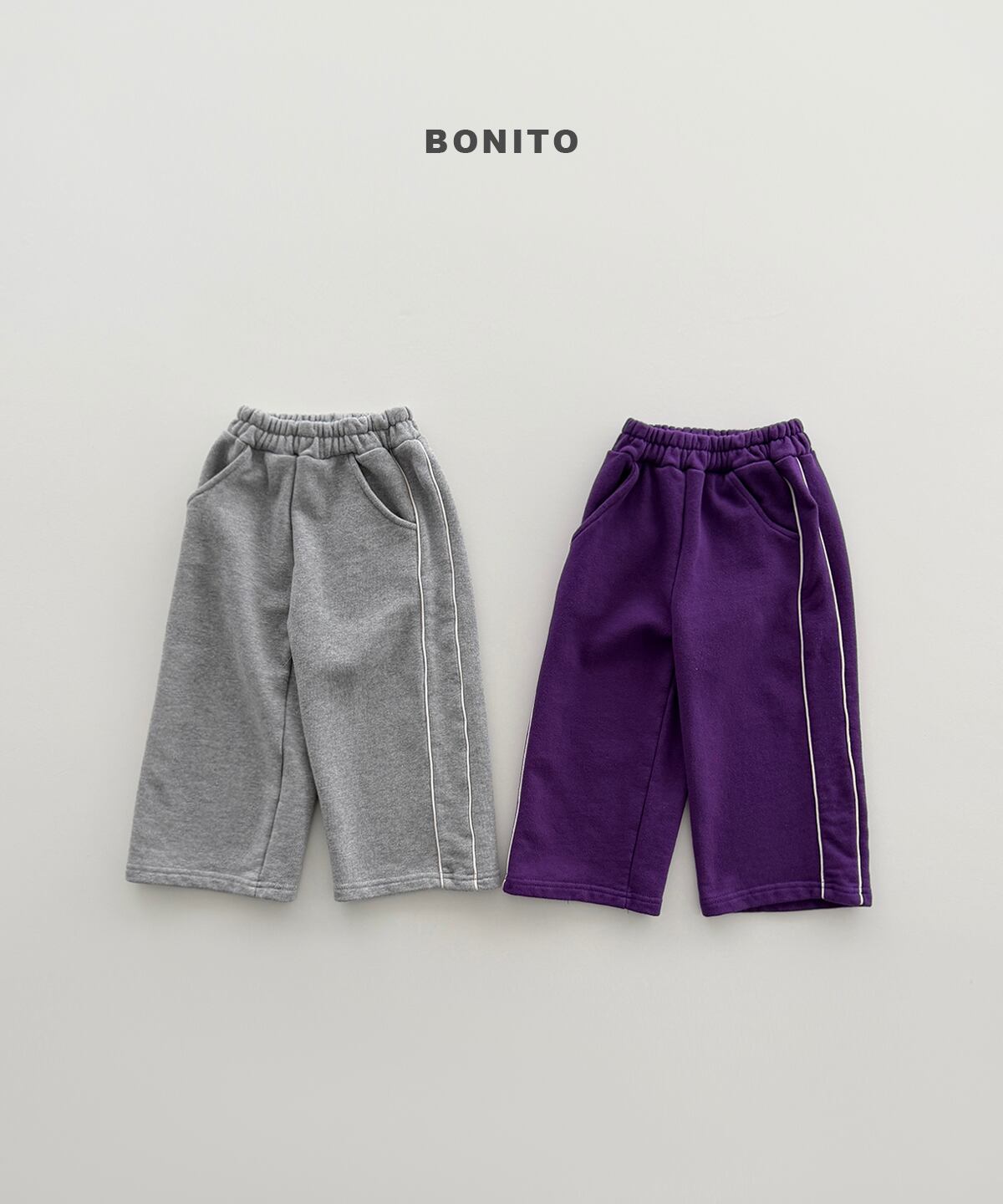 【Jr.size】side pin pants【BONITO】※9月中旬発送予定
