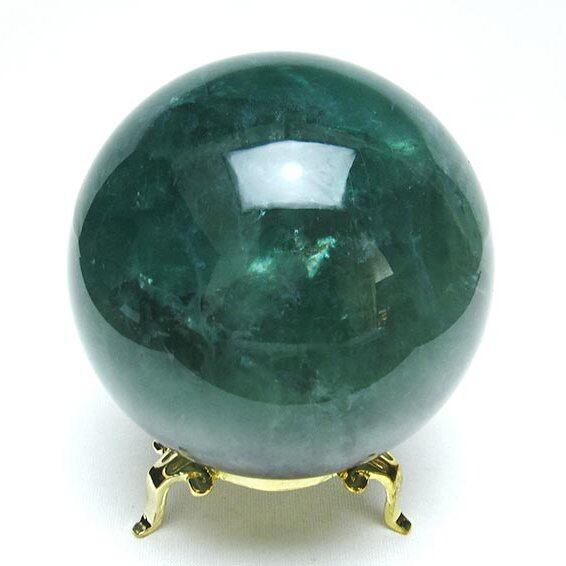 1.3Kg フローライト 丸玉 虹入り 90mm 蛍石 スフィア 螢石 一点物  151-6617