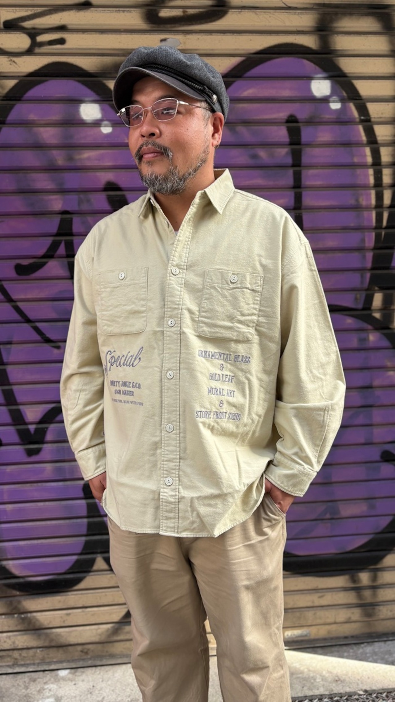 BEAT.F.P.G / SPECIAL SIGN SHIRT / スペシャルサインシャツ / コットンスエード - 12