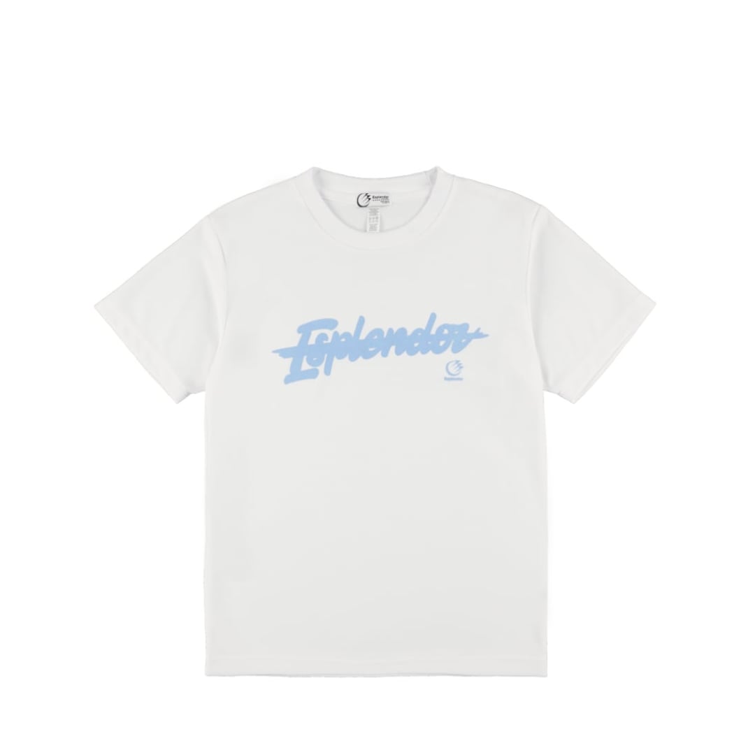 アートTシャツ(水色ロゴ)