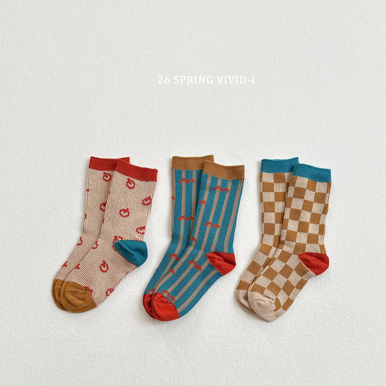 fashion socks【VIVID】※3月下旬〜4月上旬発送予定