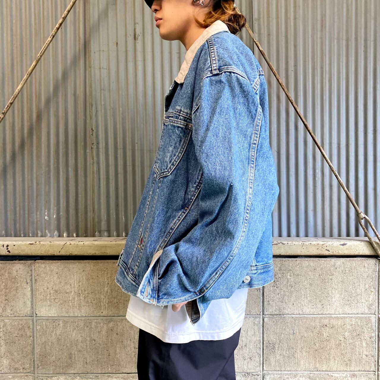 90年代 ビンテージ トミーヒルフィガー デニムジャケット メンズXL  