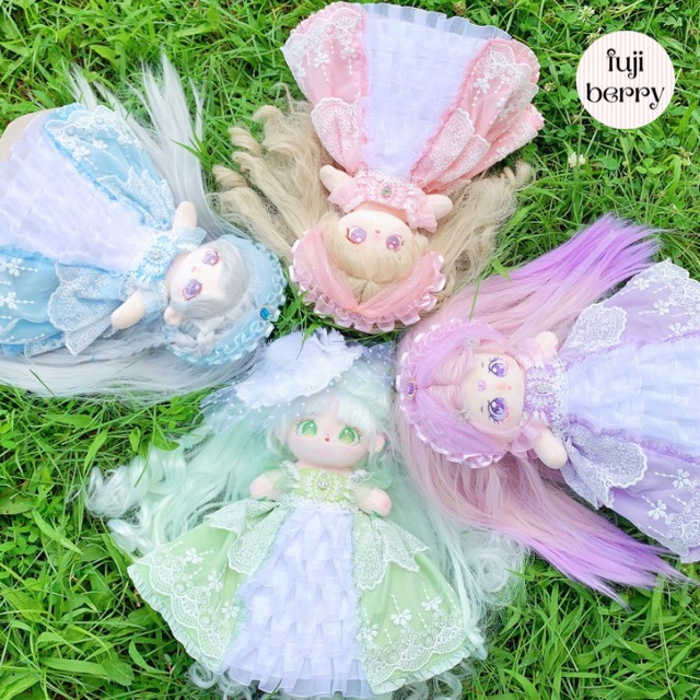 【20cmぬい服】プリンセスティアードドレスコーデ 20cm着せ替えぬいぐるみ用 お洋服｜fuji berry