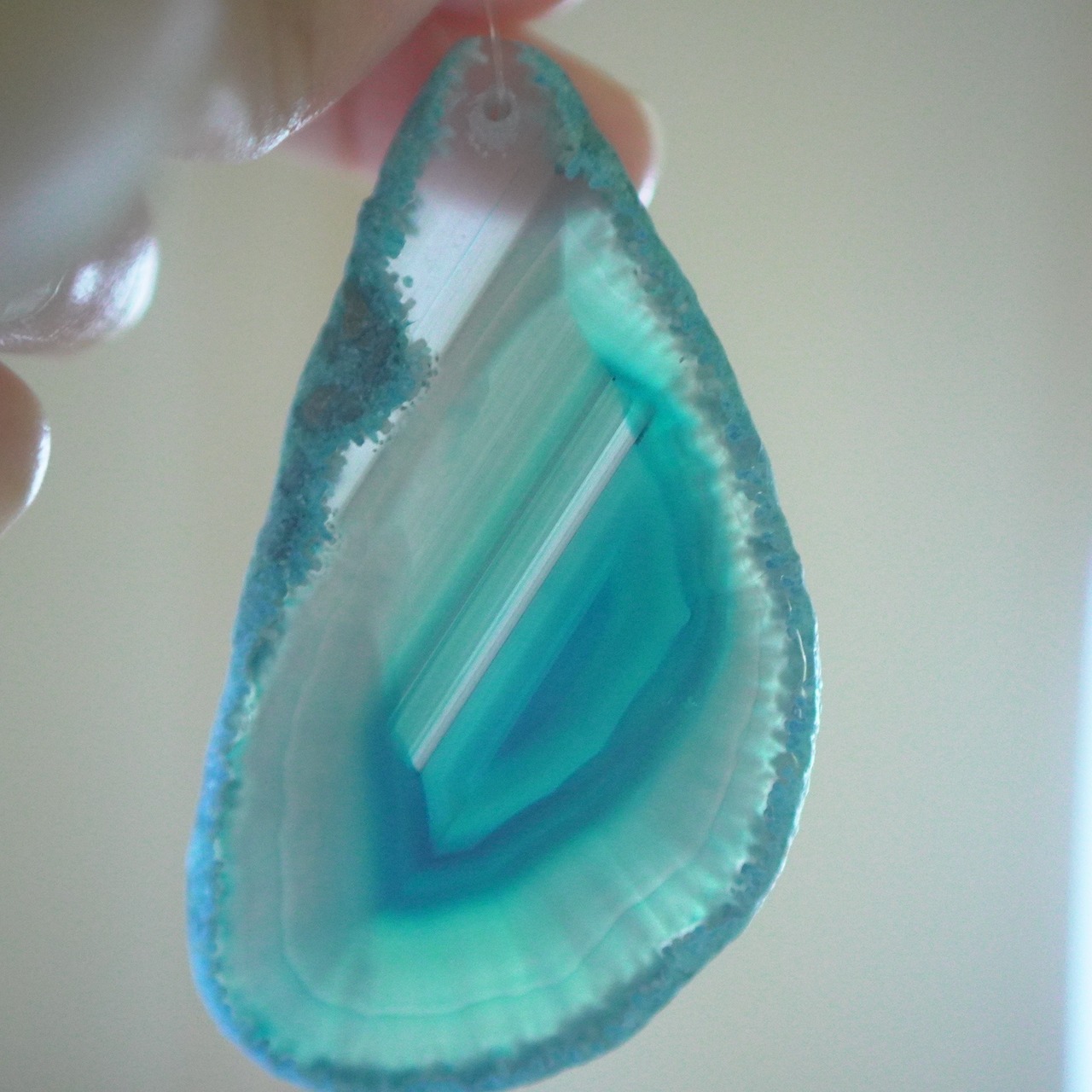 Ice Water 25 - アゲートヒーリングチャイム / Agate Sun Catcher Wind Chime 971