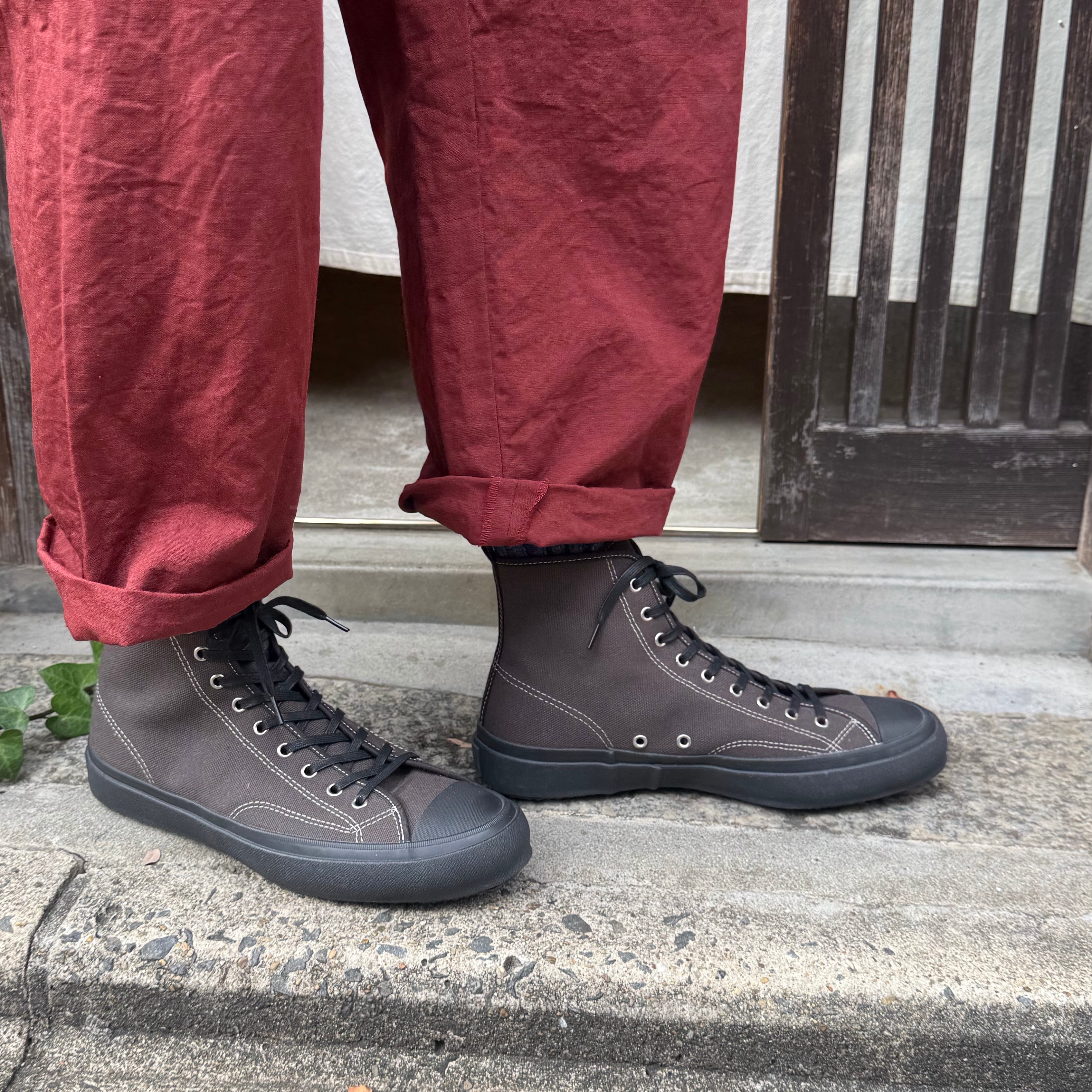 moonstar ／ムーンスター HI-BASKET／ハイバスケット CHARCOAL
