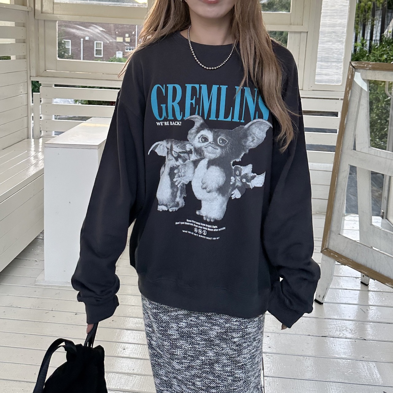 [Gremlin] Photo printSW／charcoal