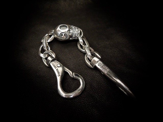 WHEELWORKS ホイールワークス　Double Clip KeyChain Silver950  ダブルクリップ キーチェーン インディアンジュエリー シルバー950