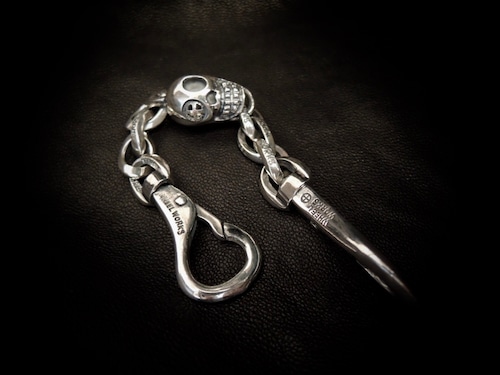 WHEELWORKS ホイールワークス　KeyChain MementMoriSkull メメントモリ スカル キーチェーン インディアンジュエリー シルバー950