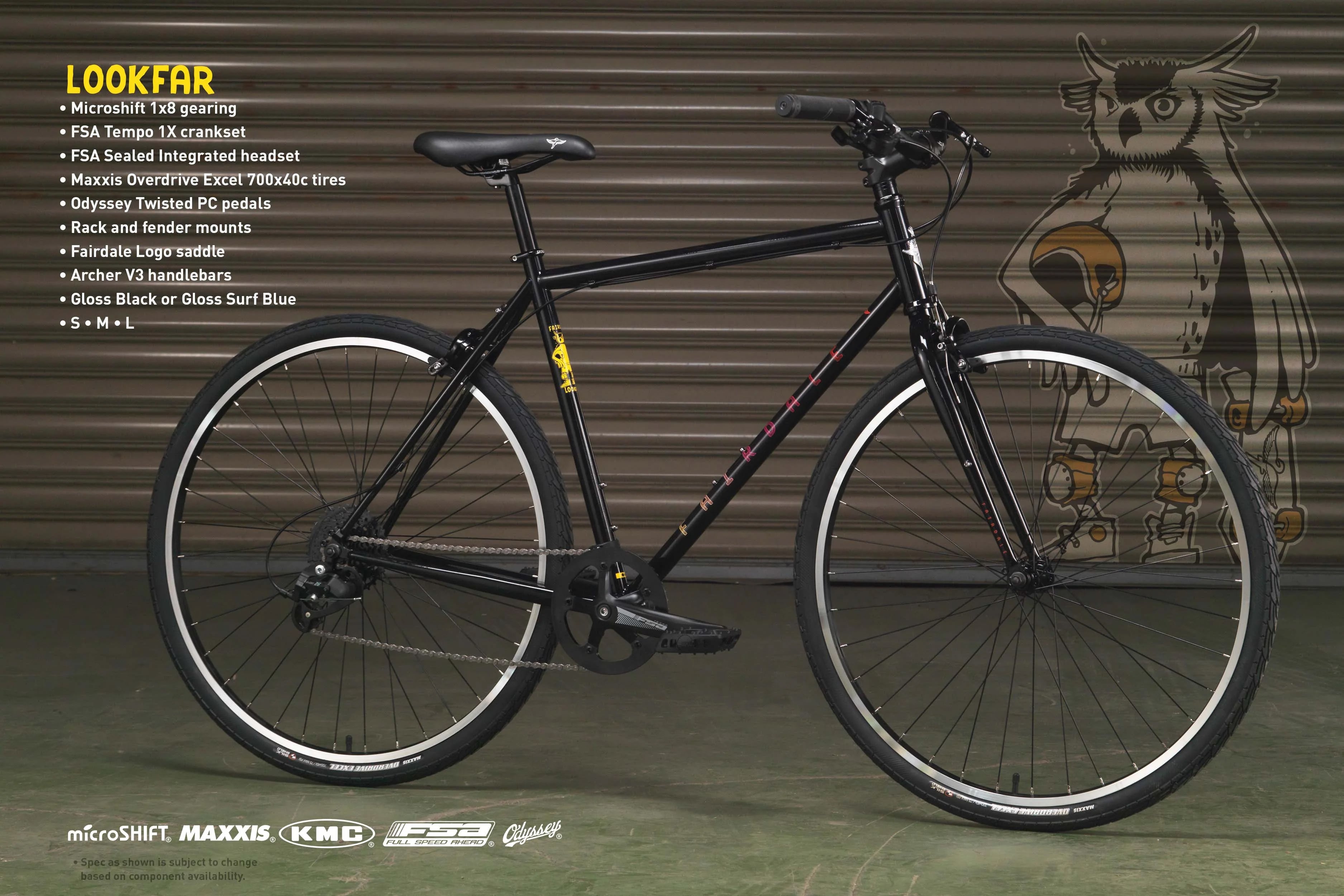 FAIRDALE】LOOKFAR [ルックファー] Gloss Black サイズS【店頭お渡し