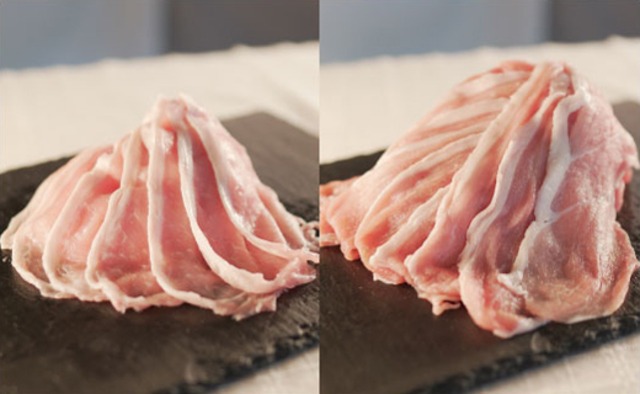 力豚　もも肉・ウデ肉スライス200ｇ×各5パック　メガ盛り計2kg