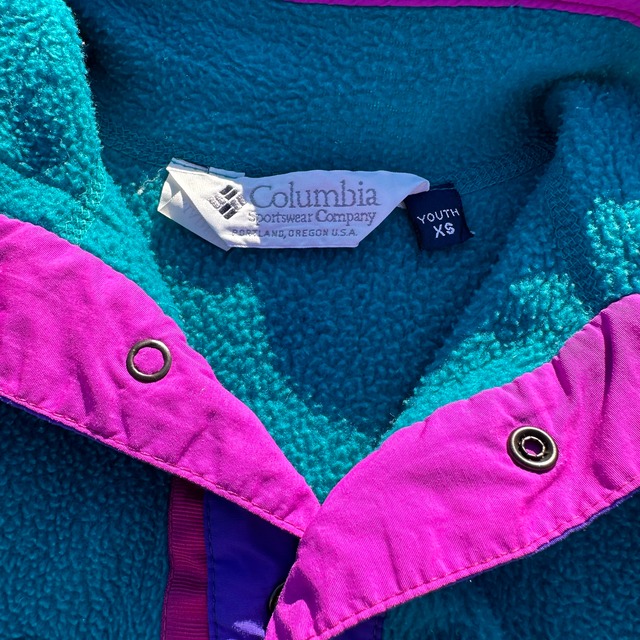 Colombia fleece pullover size:youth XS