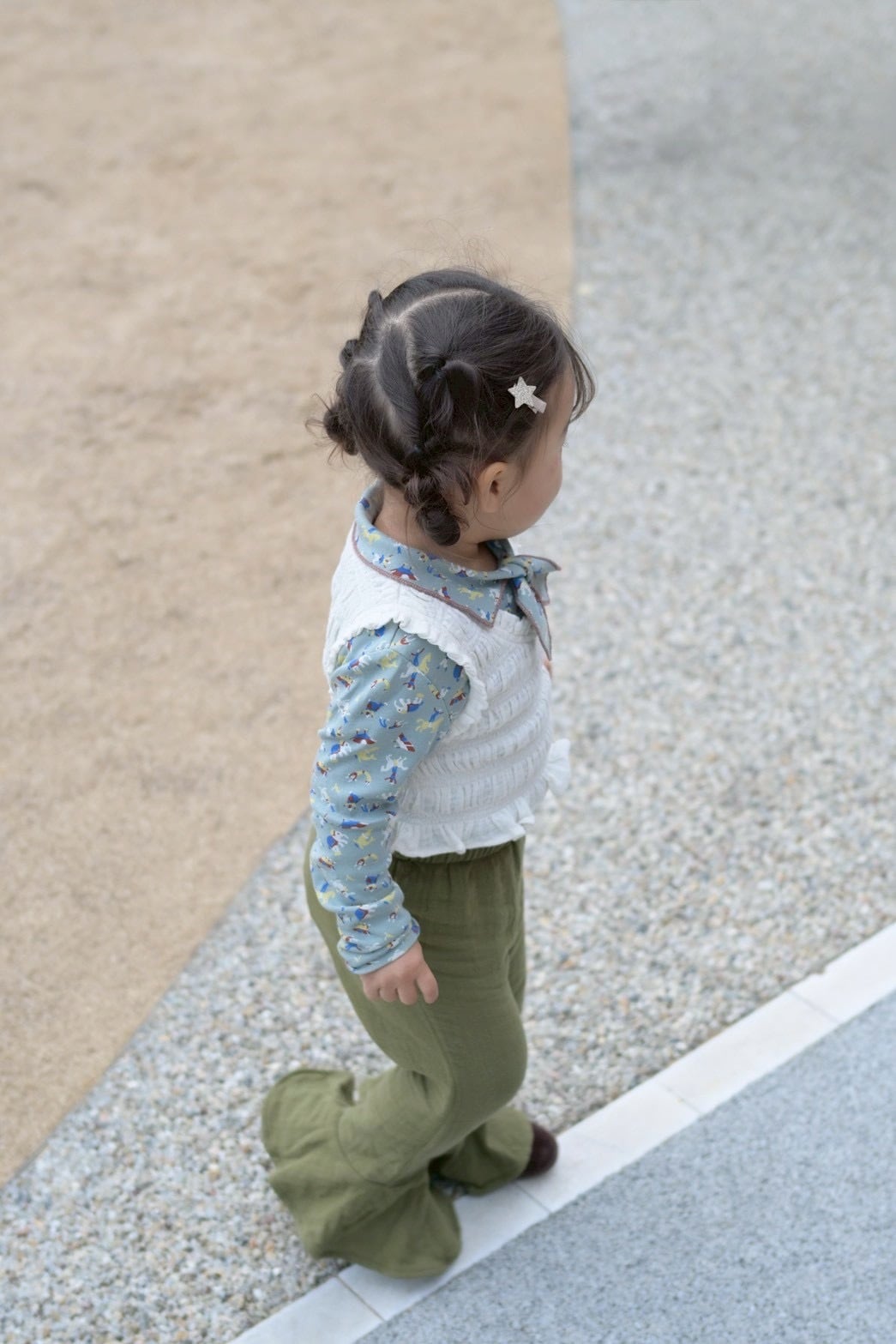 【即納/送料無料】son and daughter / Tatum Top