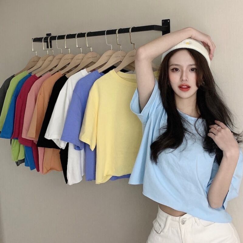 サマー薄手Tシャツ シャツ スタイルショートルーズホワイト 夏物 1号婦人58294900592