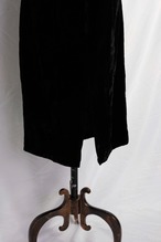 80’s Velours off shoulder mini dress Made in U.S.A