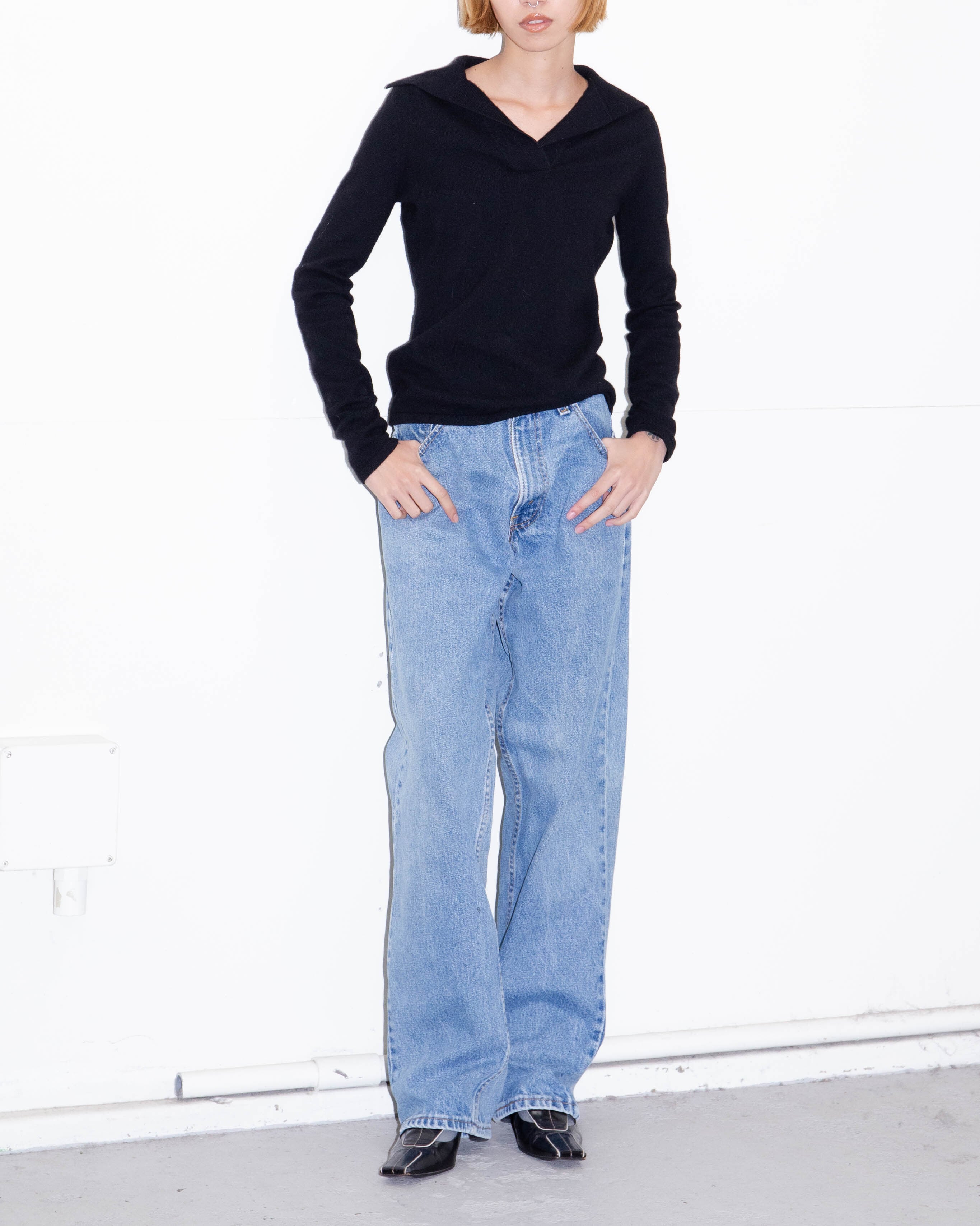 1990s Levi's 565 - wide leg blue jeans | LUIK FINN