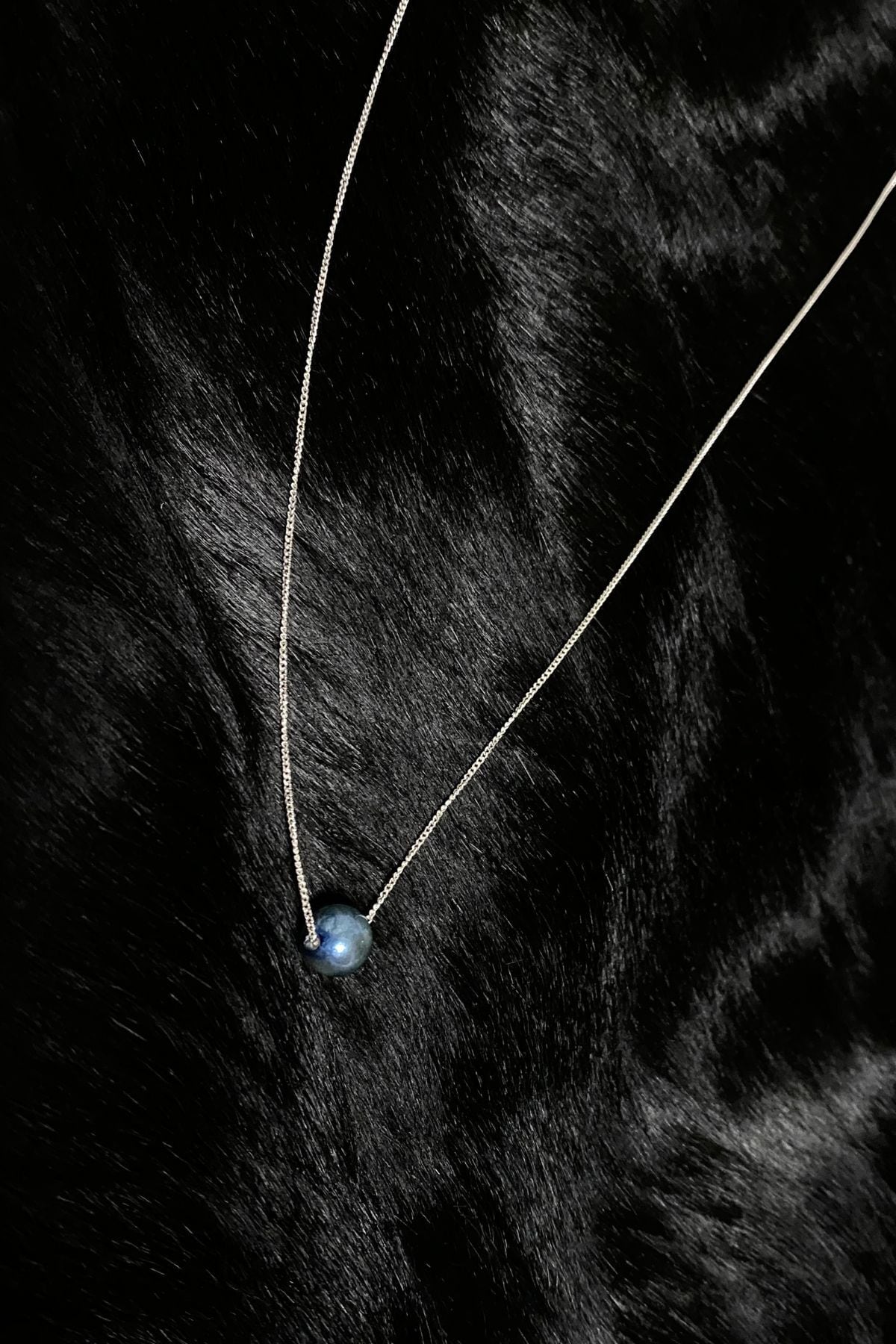 限定受注】藍染を施した天然あこや真珠 / BLUE PEARL -藍珠- | 青木