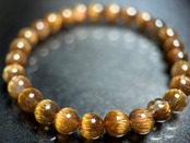 ブラウンキャッツアイルチルクォーツブレスレット(6.5mm)