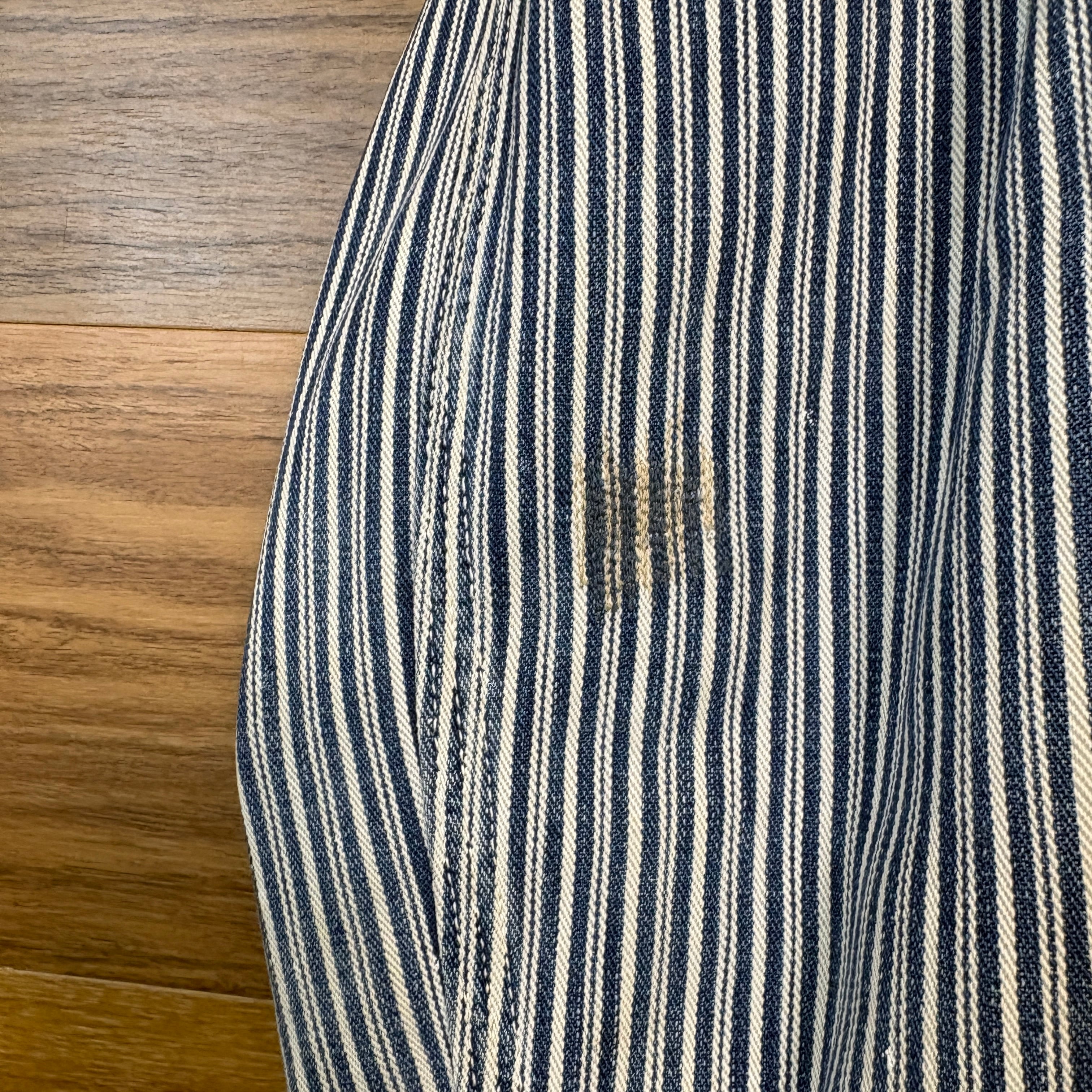 30s Anthony's BUCKHIDE チンストラップ ヒッコリー カバーオール