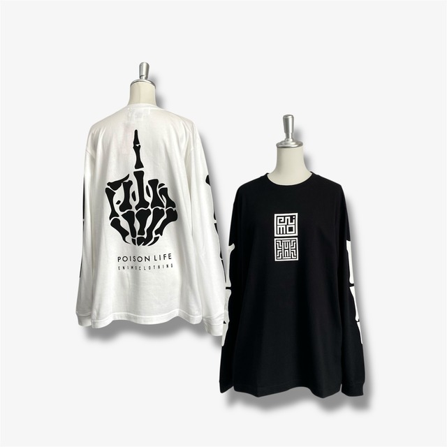 enimo long sleeve tee / ２色展開【HYPOCRITE】