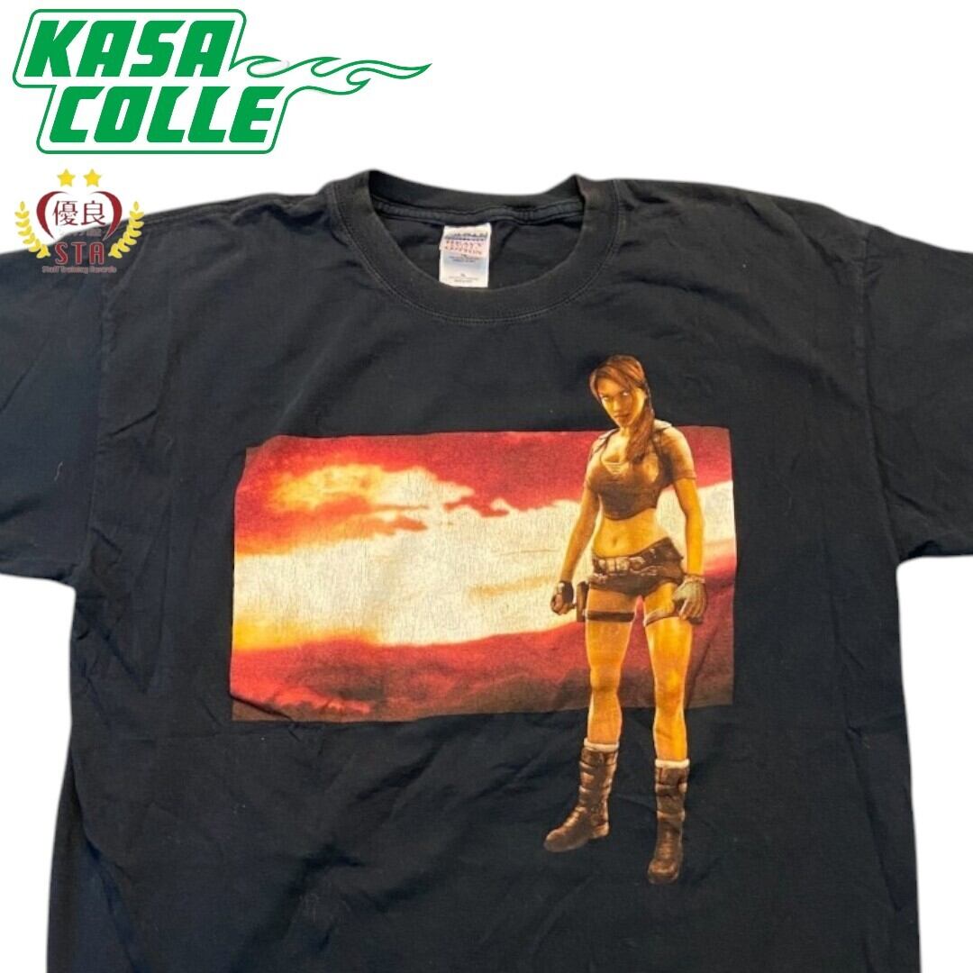 Lara Croft：Tomb Raider】トゥームレイダー Vintage Tシャツ XL