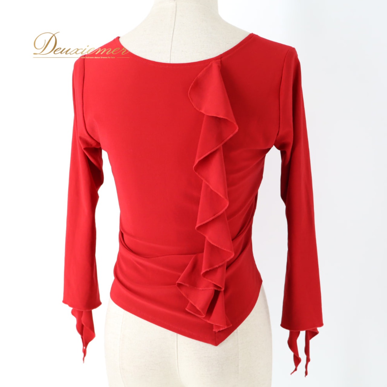 社交ダンス 衣装 Mode Hachiro LADIES TOP FASHION OF TODAY トップス カットソー レッスンウェア レッド系 赤 無地 フォーマル 派手 ワンカラー 上品 気品 エレガント かわいい 大人っぽい 華やか レディース ダンス衣装 ダンス用品 競技ダンス ソシアルダンス ボールルームダンス ダンスレッスンウェア フォーマルダンス衣装 ワンカラートップス 無地トップス きれいめ 派手すぎない 赤衣装 着回し ダンスソシアル競技 試合用 上品デザイン 伸縮素材 ポリウレタン