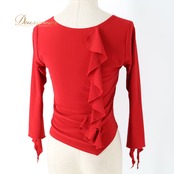 社交ダンス 衣装 Mode Hachiro LADIES TOP FASHION OF TODAY トップス カットソー レッスンウェア レッド系 赤 無地 フォーマル 派手 ワンカラー 上品 気品 エレガント かわいい 大人っぽい 華やか レディース ダンス衣装 ダンス用品 競技ダンス ソシアルダンス ボールルームダンス ダンスレッスンウェア フォーマルダンス衣装 ワンカラートップス 無地トップス きれいめ 派手すぎない 赤衣装 着回し ダンスソシアル競技 試合用 上品デザイン 伸縮素材 ポリウレタン