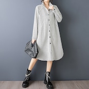 切替ライン 柄デザイン ワンピース 00027