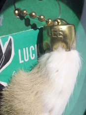 LEE RABBIT FOOT KEY CHARM NOS