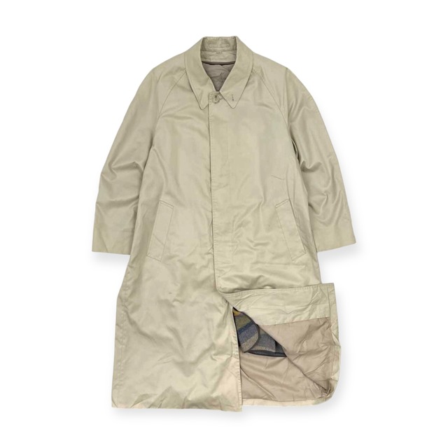 PERRY ELLIS ペリーエリス ライナー付き ステンカラーコート M/ライトベージュ