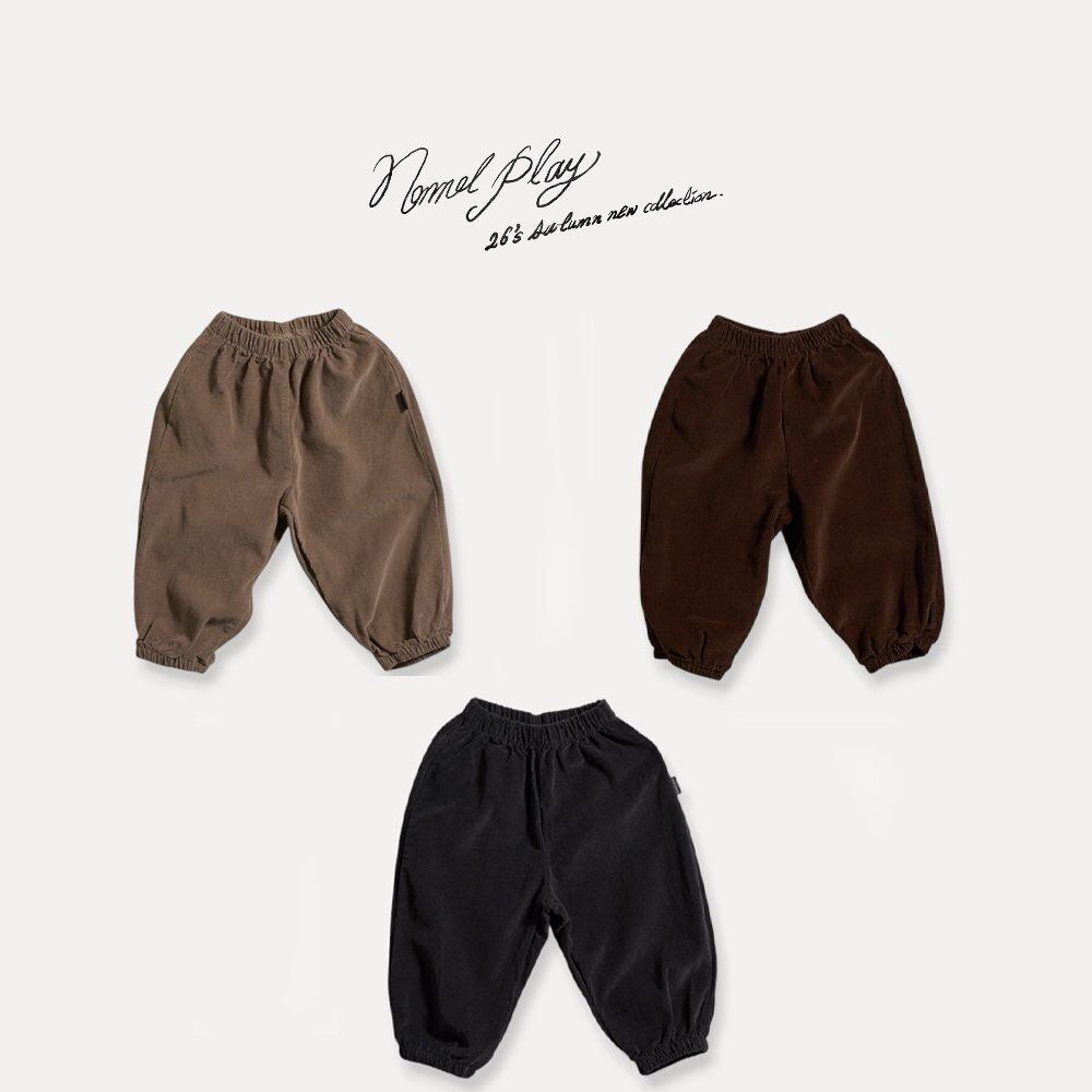 【予約/送料無料】normalplay / Fine-wale corduroy trousers