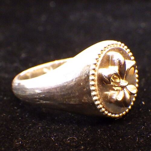 ユリ紋章（フルールドリス）K18リング（S-1445） | SHAKESPEARE & Co.