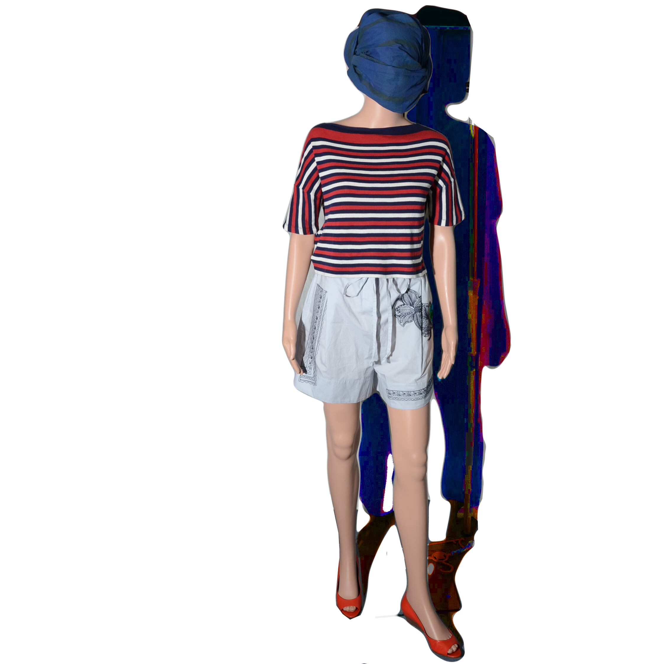 トップス prada blue border 楽天市場】PRADA プラダ 2023 ロゴ アパレル ボーダー トップス シャツ