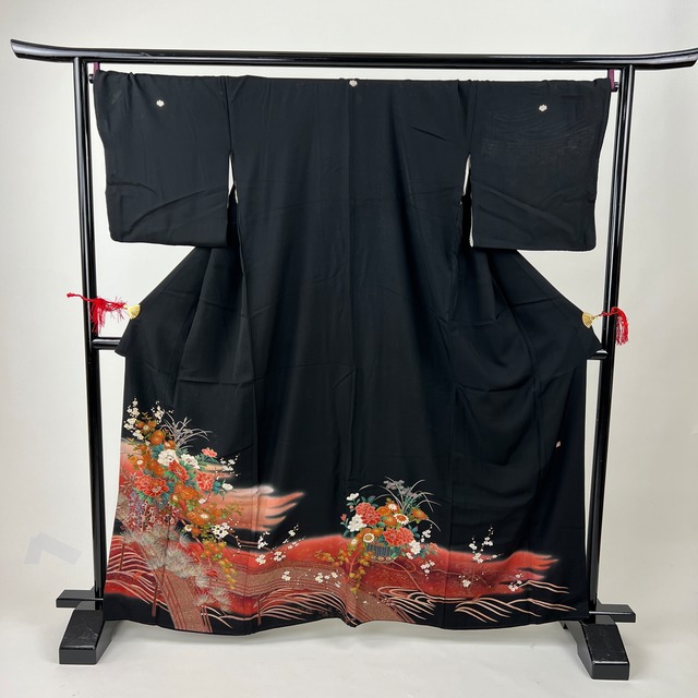 黒留袖 留袖 幅広 巾広 中古品  8A316 HAA2023000