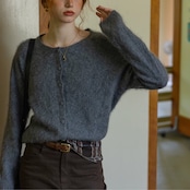 Duveteux Crew Neck Knit Cardigan F0819