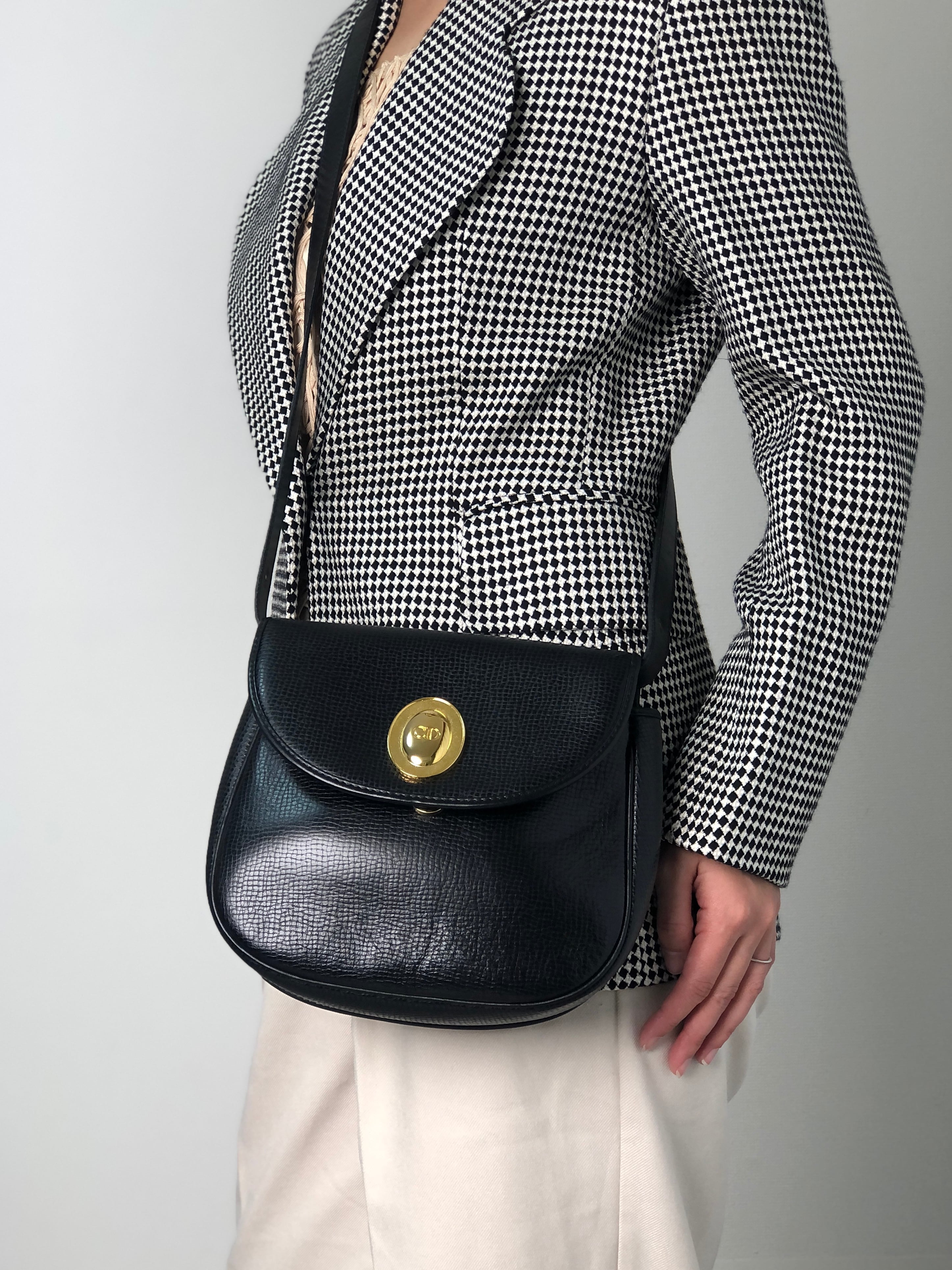 Christian Dior クリスチャン ディオール ショルダーバッグ ブラック