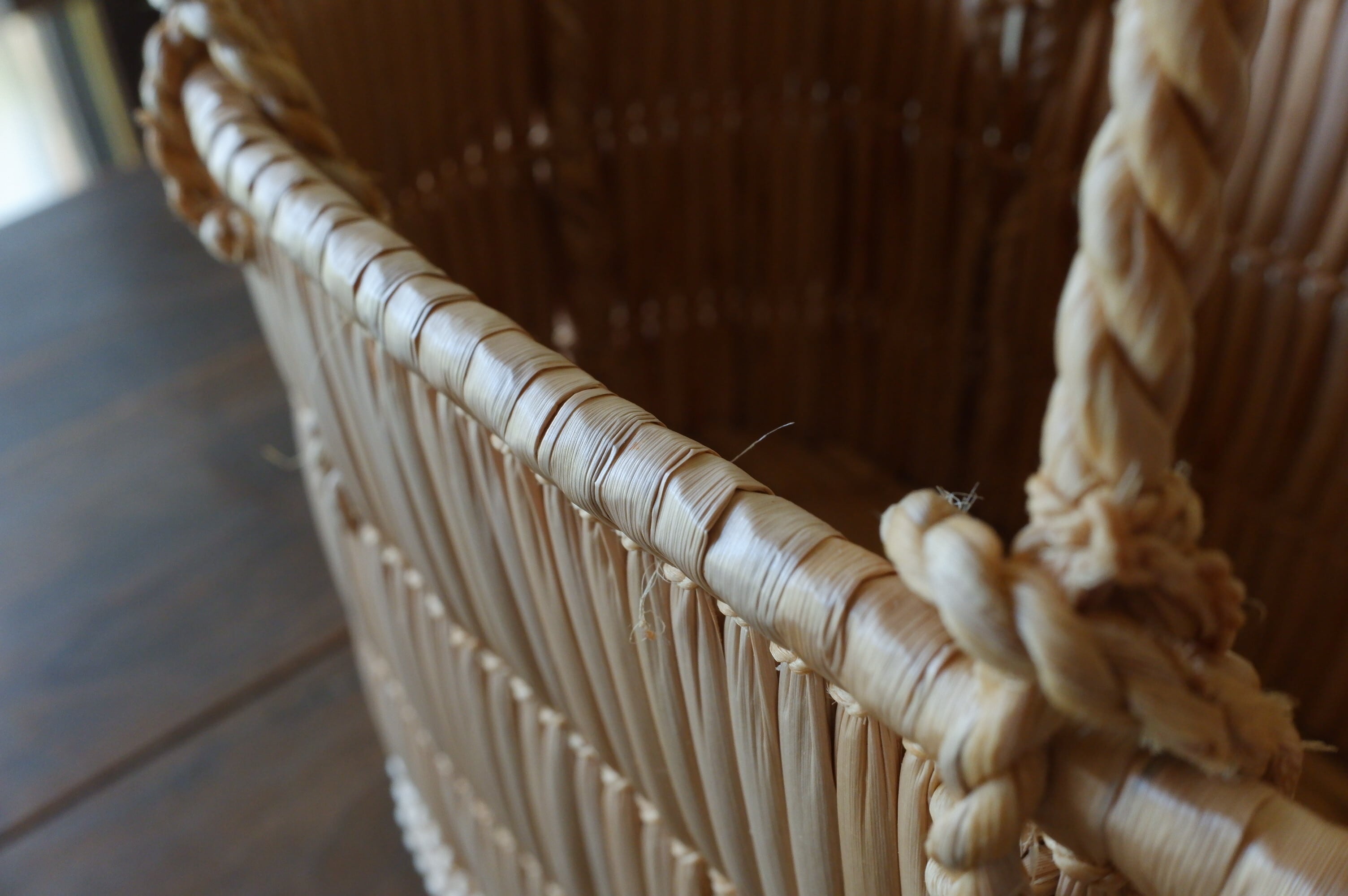 蒜山がま細工 手提げ ミニ | 木琴堂