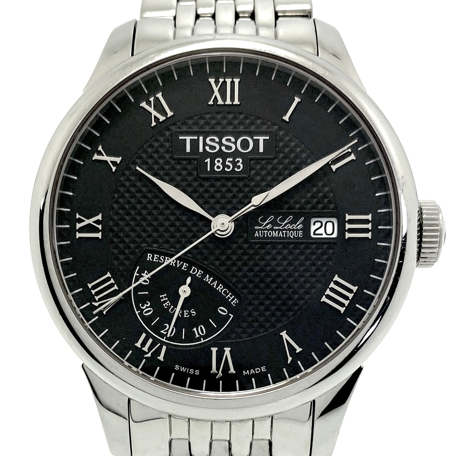 腕時計 メンズ ティソ TISSOT ル・ロックル T006424 自動巻 黒 パワー