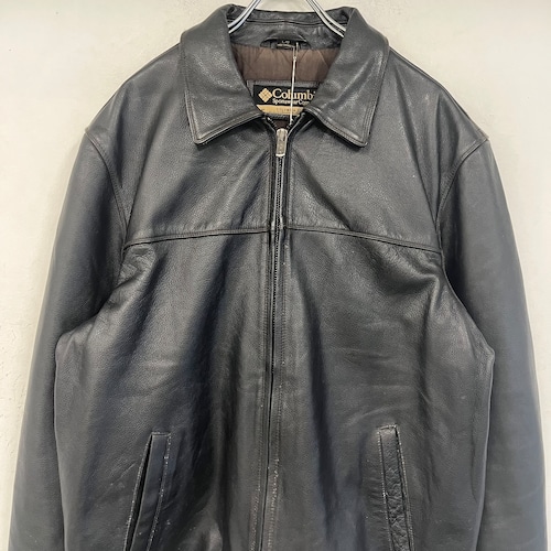 Columbia used leather jacket SIZE:L S4